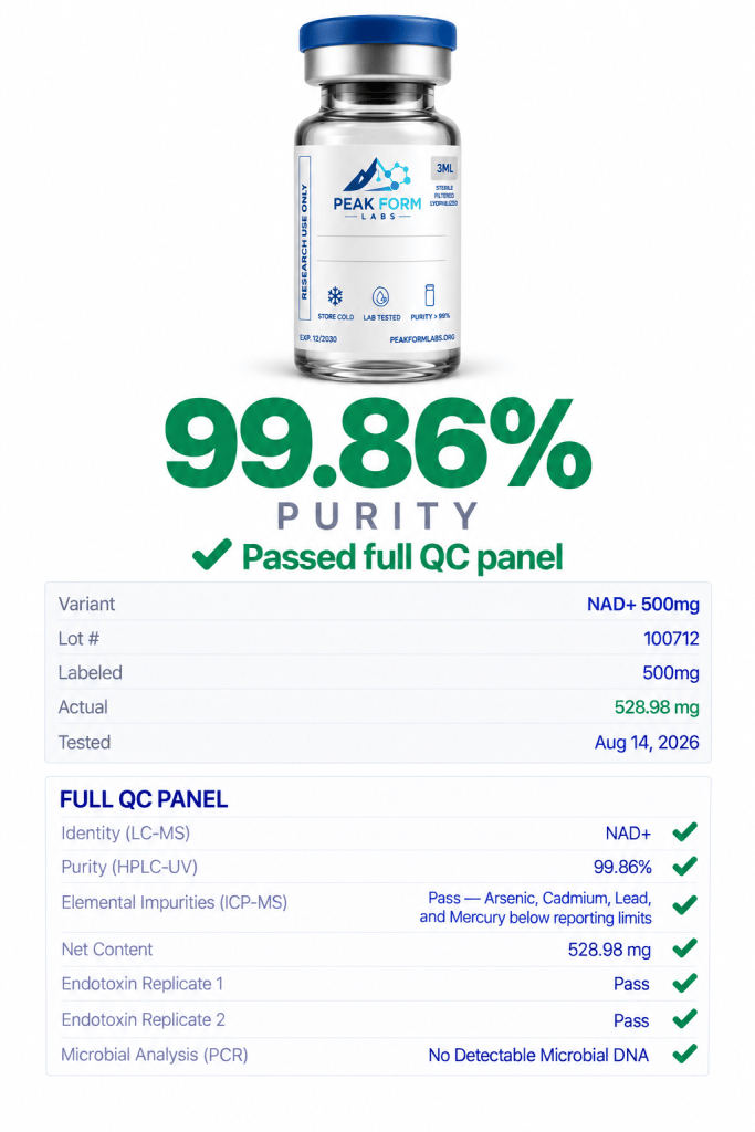 NAD+ 500mg